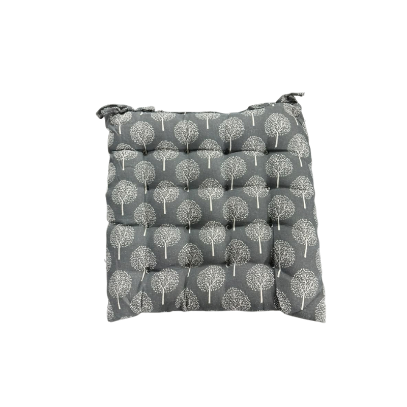 Leaf Print Chair Cushion