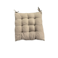 Tufted Tie-On Chair Cushion
