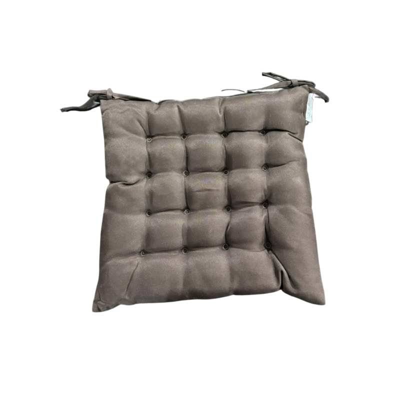 Tufted Tie-On Chair Cushion