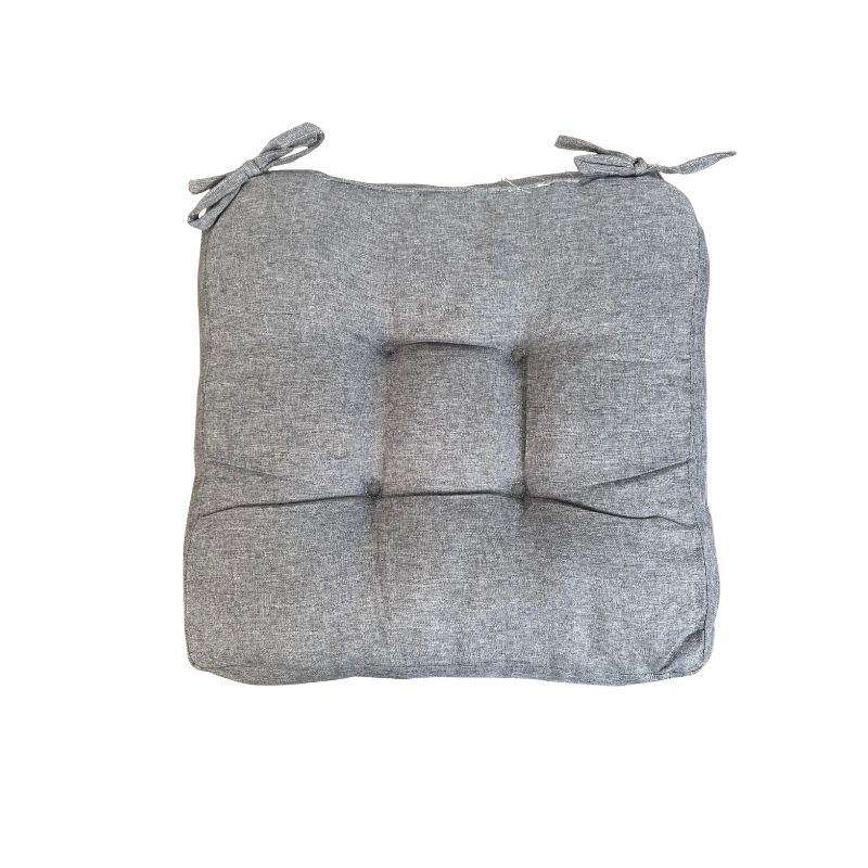 Button-Tufted Chair Cushion