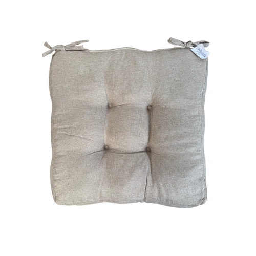 Button-Tufted Chair Cushion