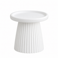 Pedestal side table