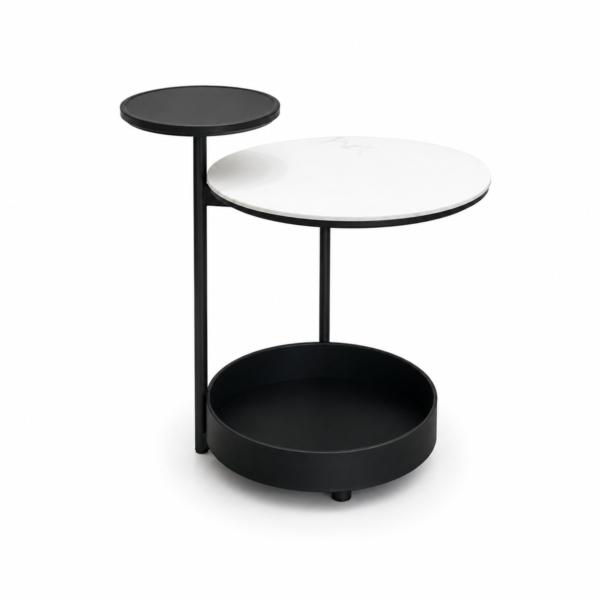 Leather Side Table