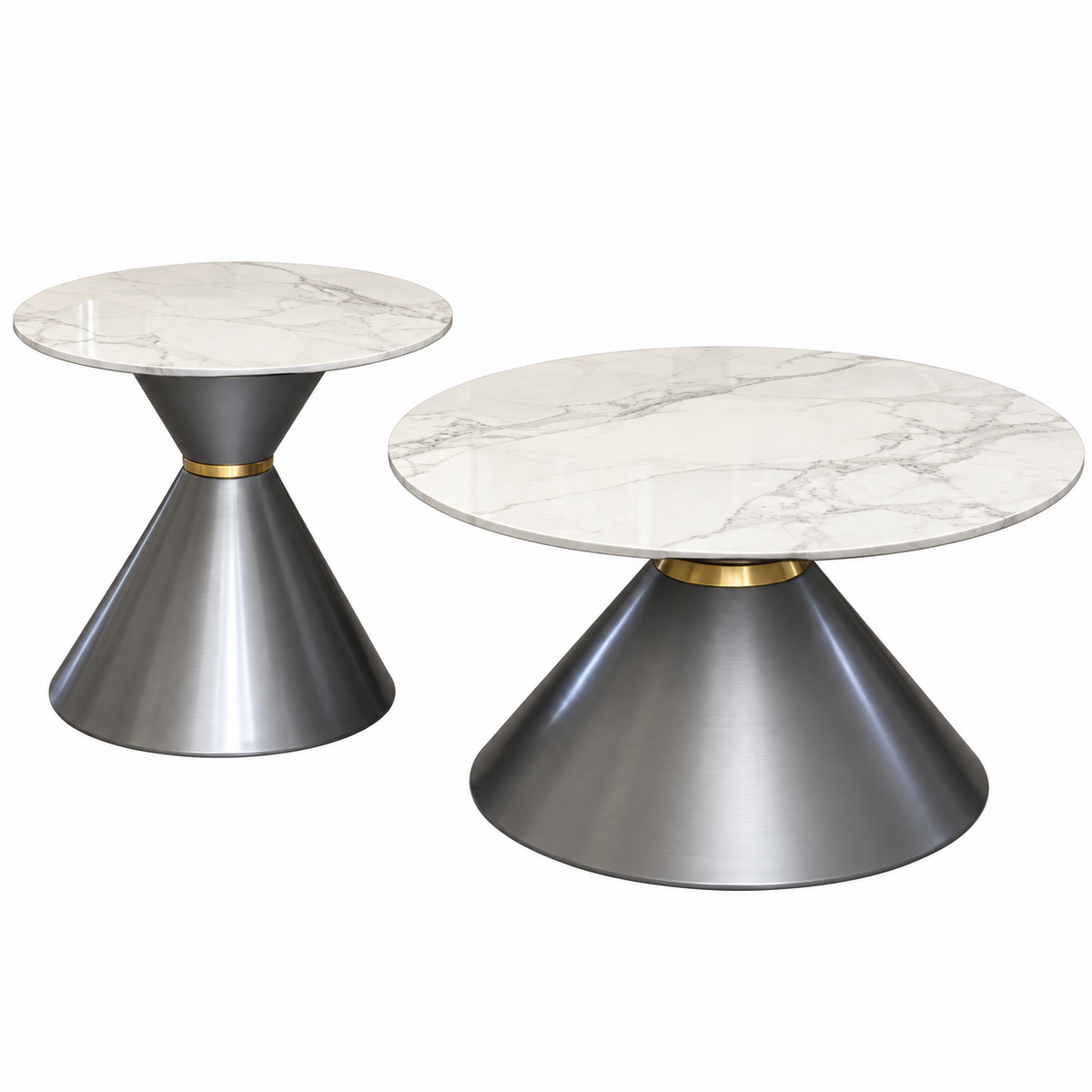 Hour Glass marbel Center Table